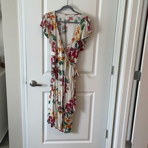 Floral midi dress